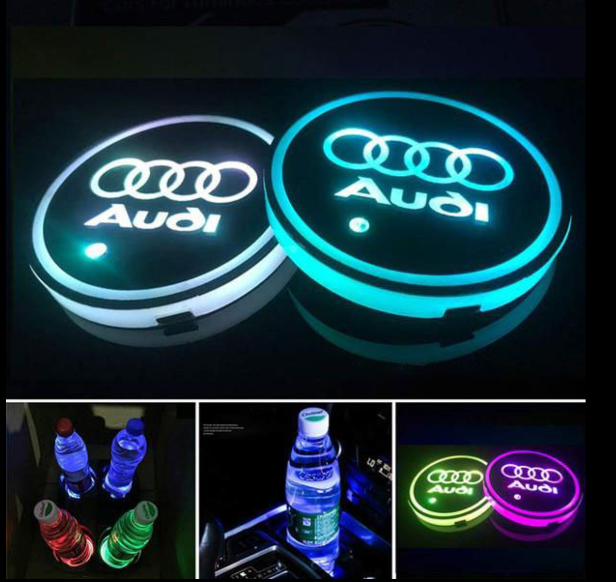 Customized Indoor LED Mood Discs Multi-Color (2 pcs)