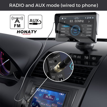 Connected HD display with CarPlay and Android Auto - Honaty - Official Website